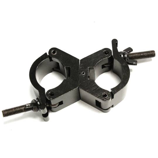 Black Double Clamp für Truss Lichtleiste oder 30mm