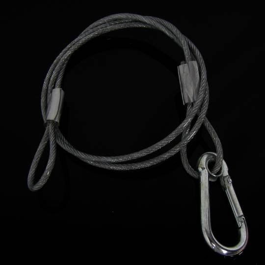 Cable de acero de seguridad 70cm 3mm