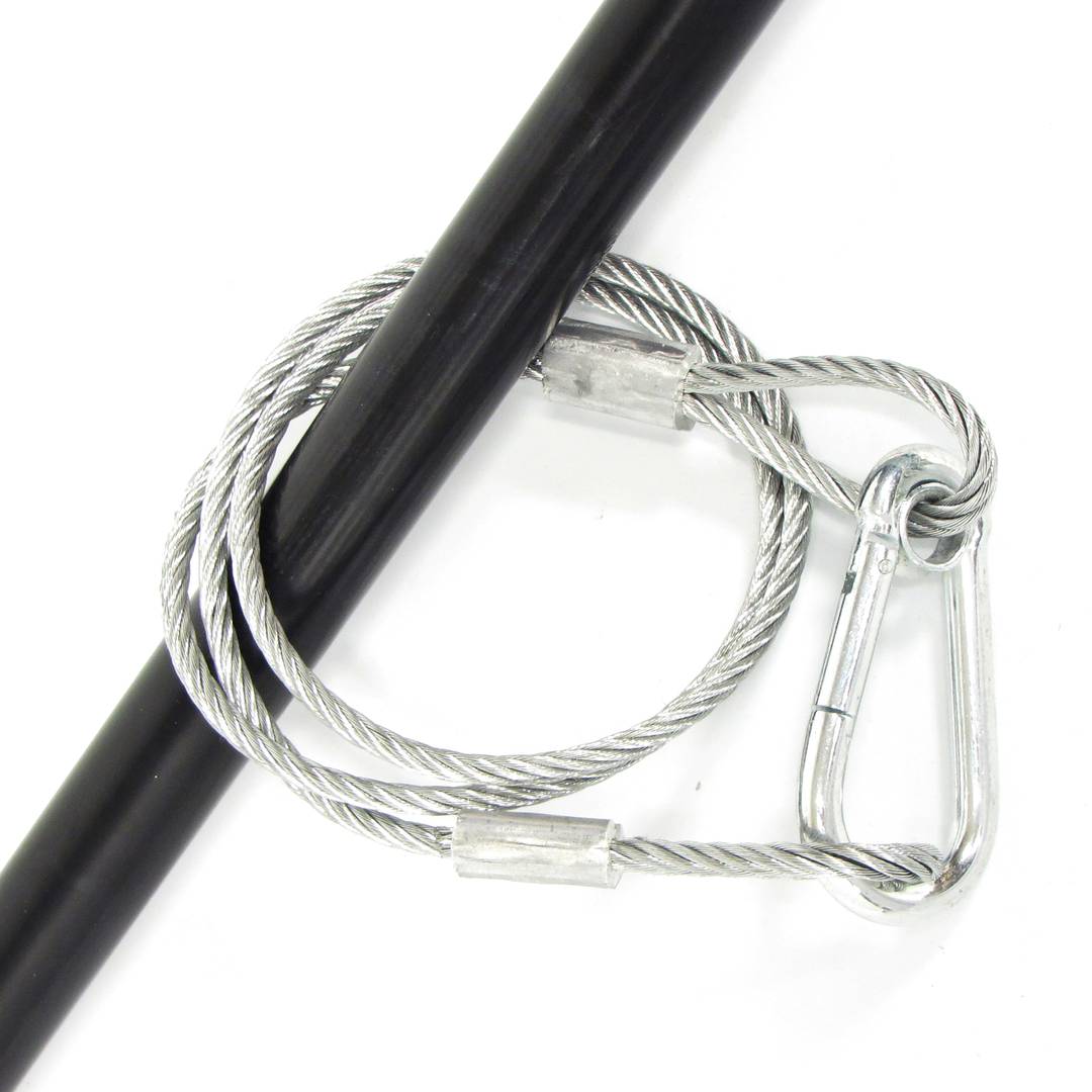 Linka stalowa bezpieczna 90 cm 5 mm