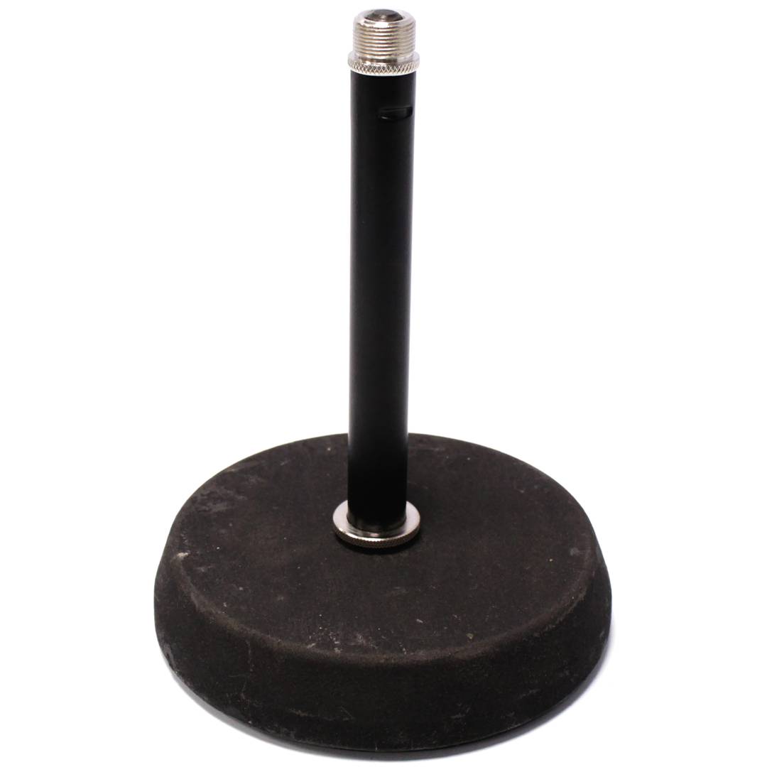 Supporto microfono da tavolo nero