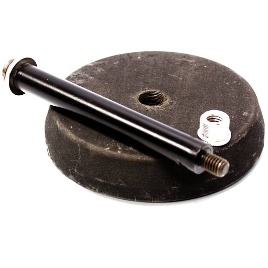 Supporto microfono da tavolo nero