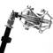 Spider support for microphone E