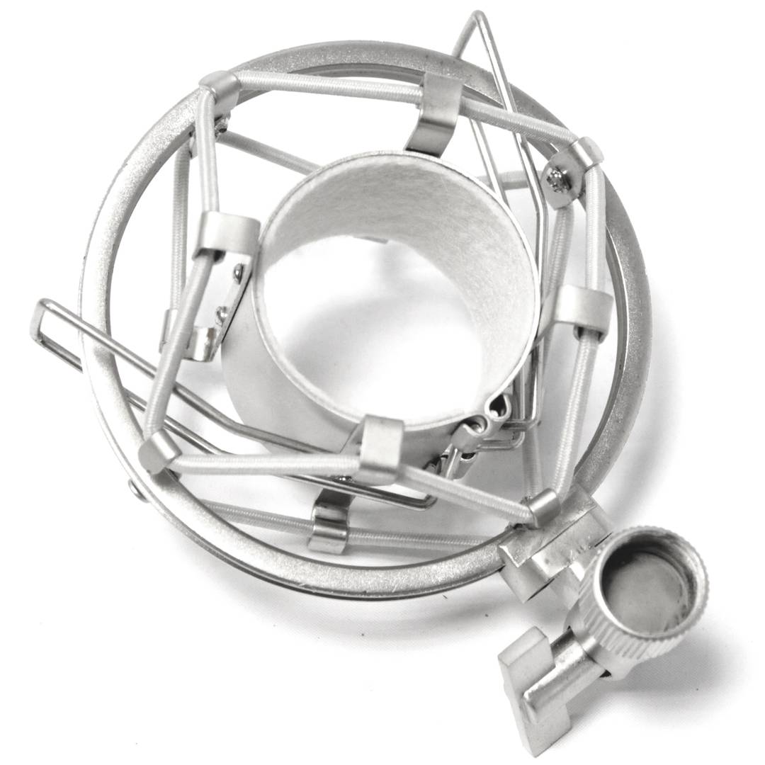 Spider support for microphone E