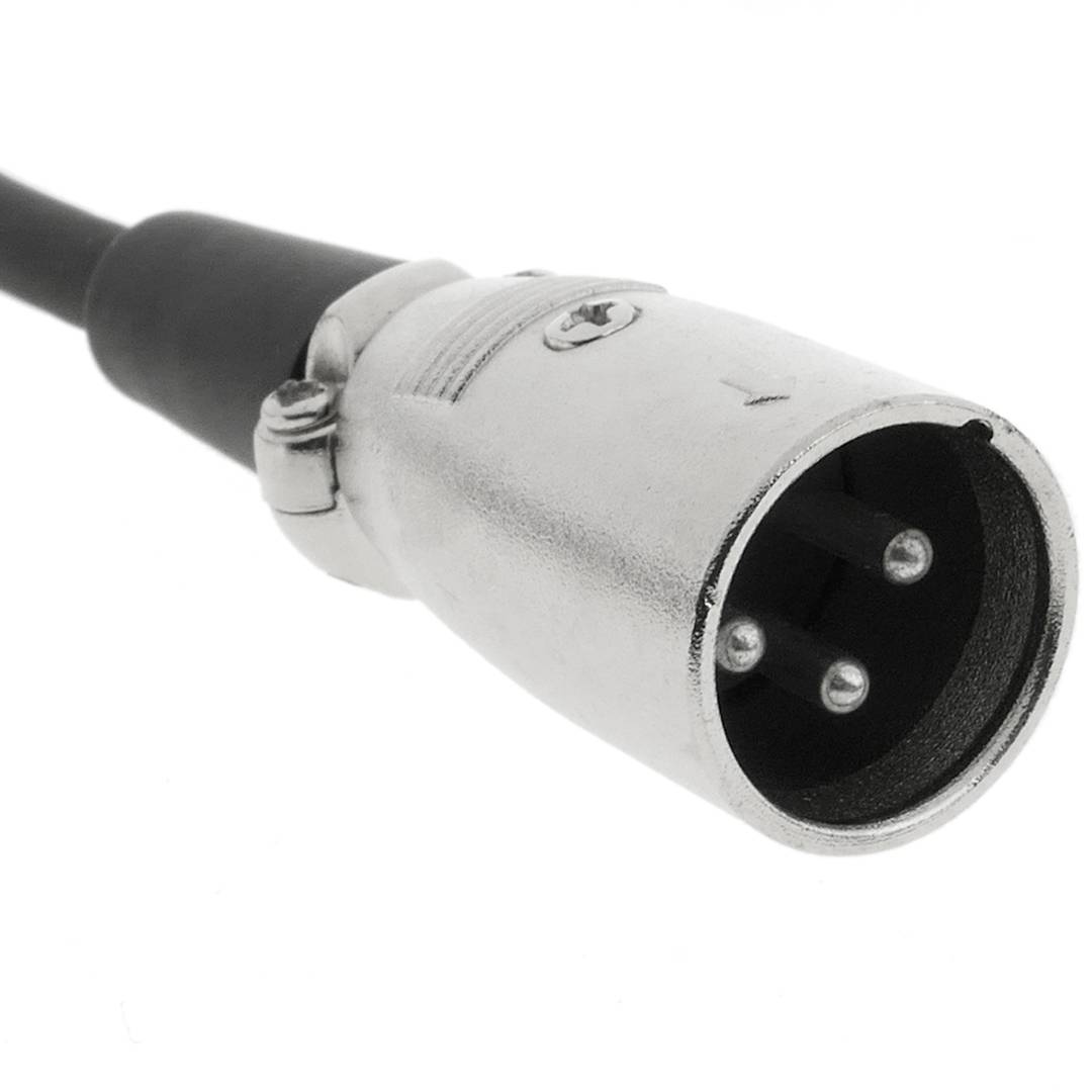 DMX512 DMX cabo XLR de 3 pinos XLR macho de 3 pinos Feminino 2m