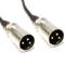 Cable DMX DMX512 XLR 3pin mascle a XLR 3pin mascle 0,5 m