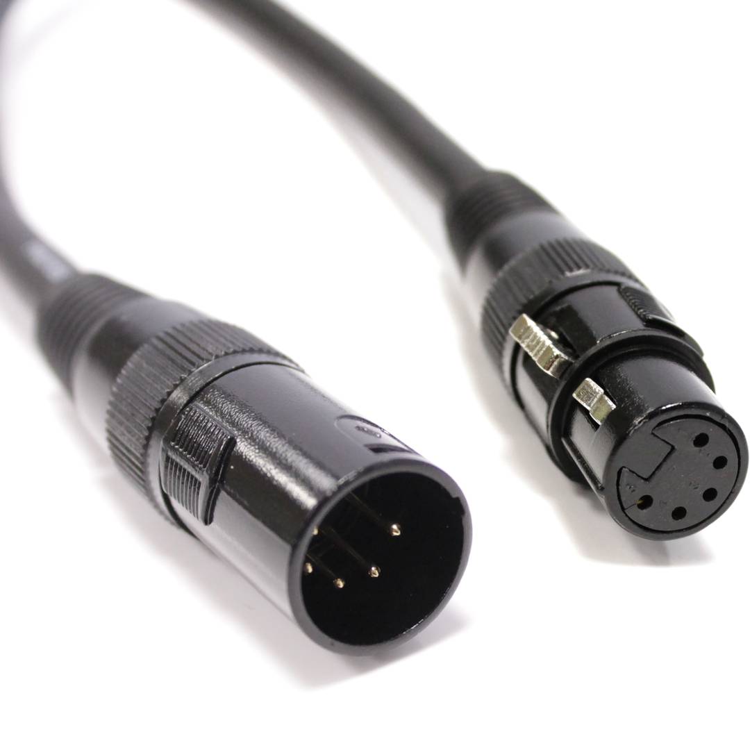 DMX512 DMX Cable XLR 5pin 5pin Male to 40m - Cablematic