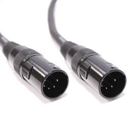 DMX512 DMX Kabel XLR 5pol Stecker auf 5pol XLR männlich 3m