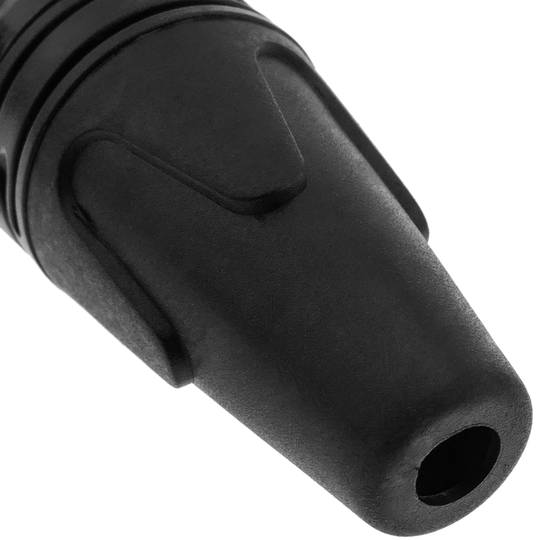 Connector XLR3 3-pin femella negre