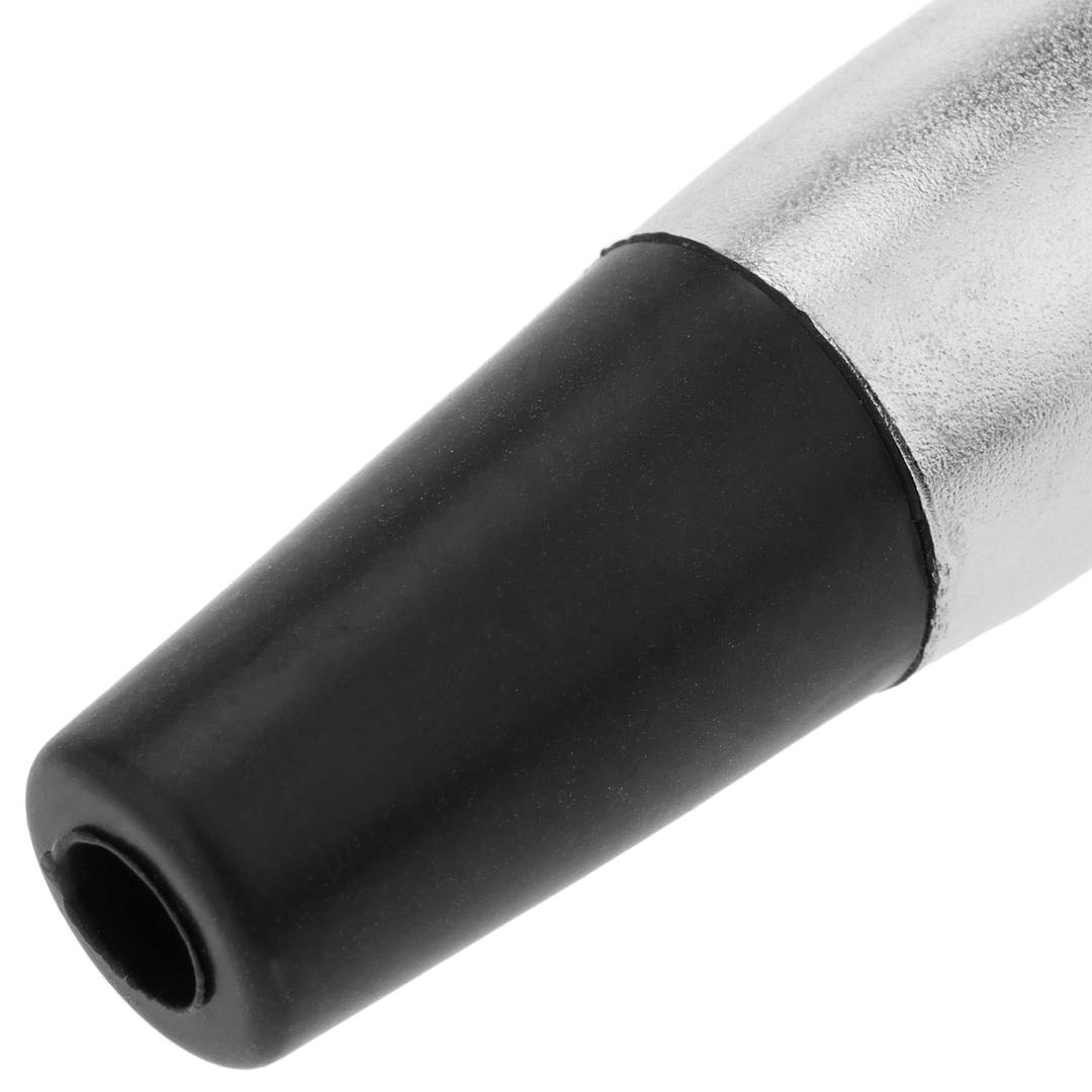 Conector XLR3 3-pin hembra plateado