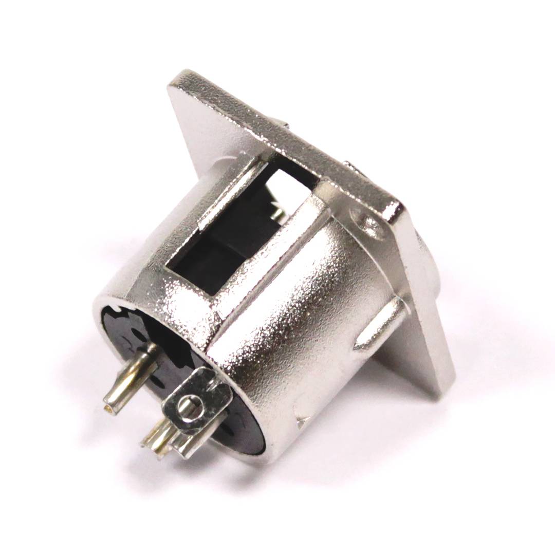 XLR3-Stecker 3-poliges männliches Metallblech