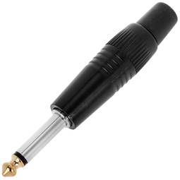 Jack 6,3 mm connecteur mâle mono en plastique