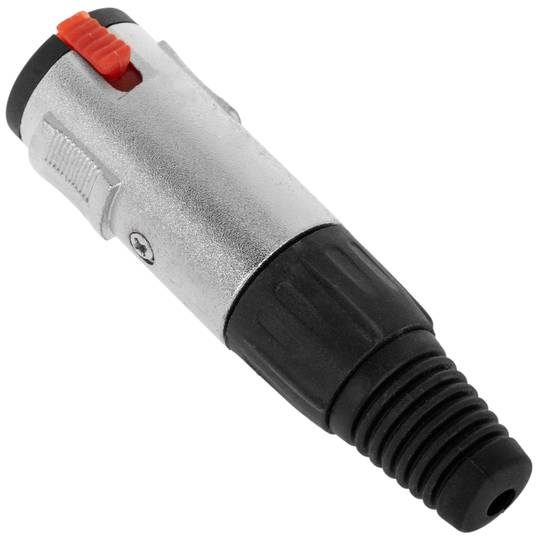 Conector fêmea 6,3 milímetros jack mono de metal