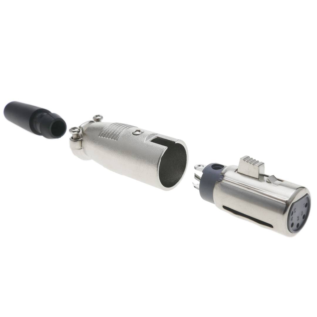 XLR 5pin metallic female connector