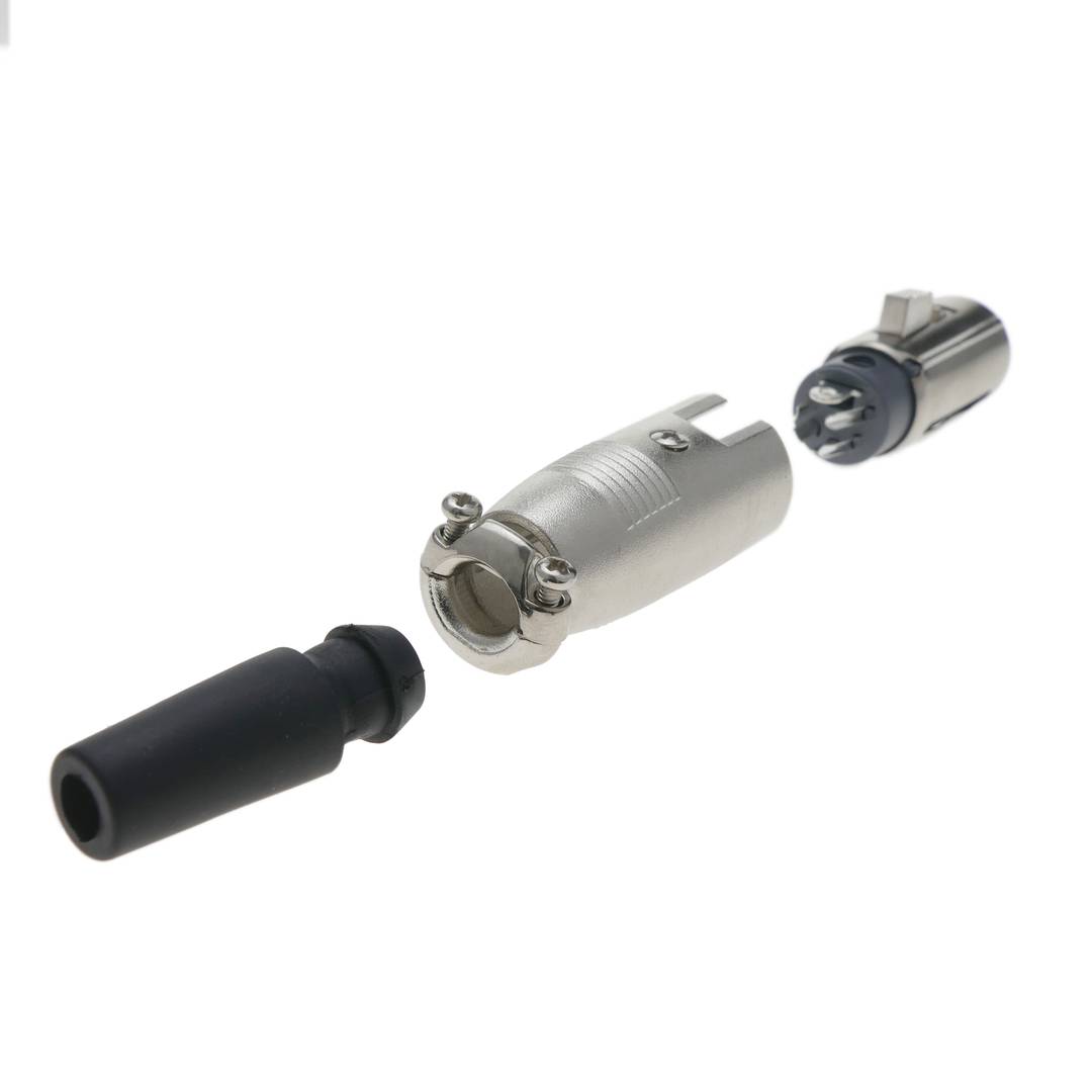 XLR 5pin metallic female connector