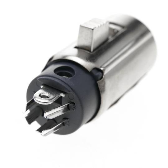 XLR 5pin metallic female connector