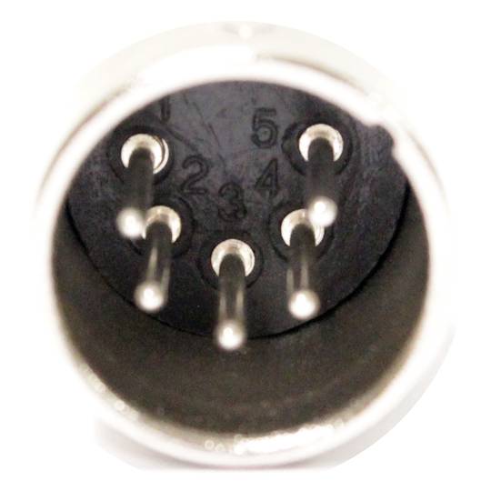 Conector XLR 5pin macho metálico