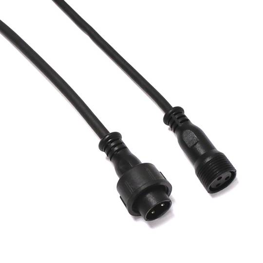 Cable DMX DMX512 XLR-IP65 3pin macho a XLR-IP65 3pin hembra 0,5m