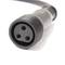 Cable DMX DMX512 XLR-IP65 3pin macho a XLR-IP65 3pin hembra 0,5m
