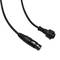 Cable DMX DMX512 XLR-IP65 3pin male to XLR 3pin female 1m