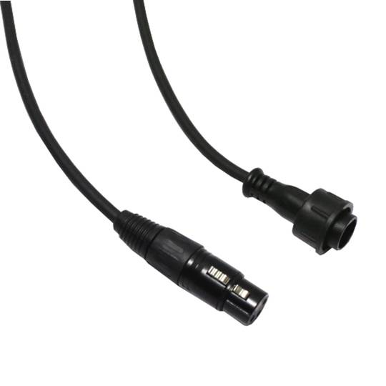 Cable DMX DMX512 XLR-IP65 3pin macho a XLR 3pin hembra 2m