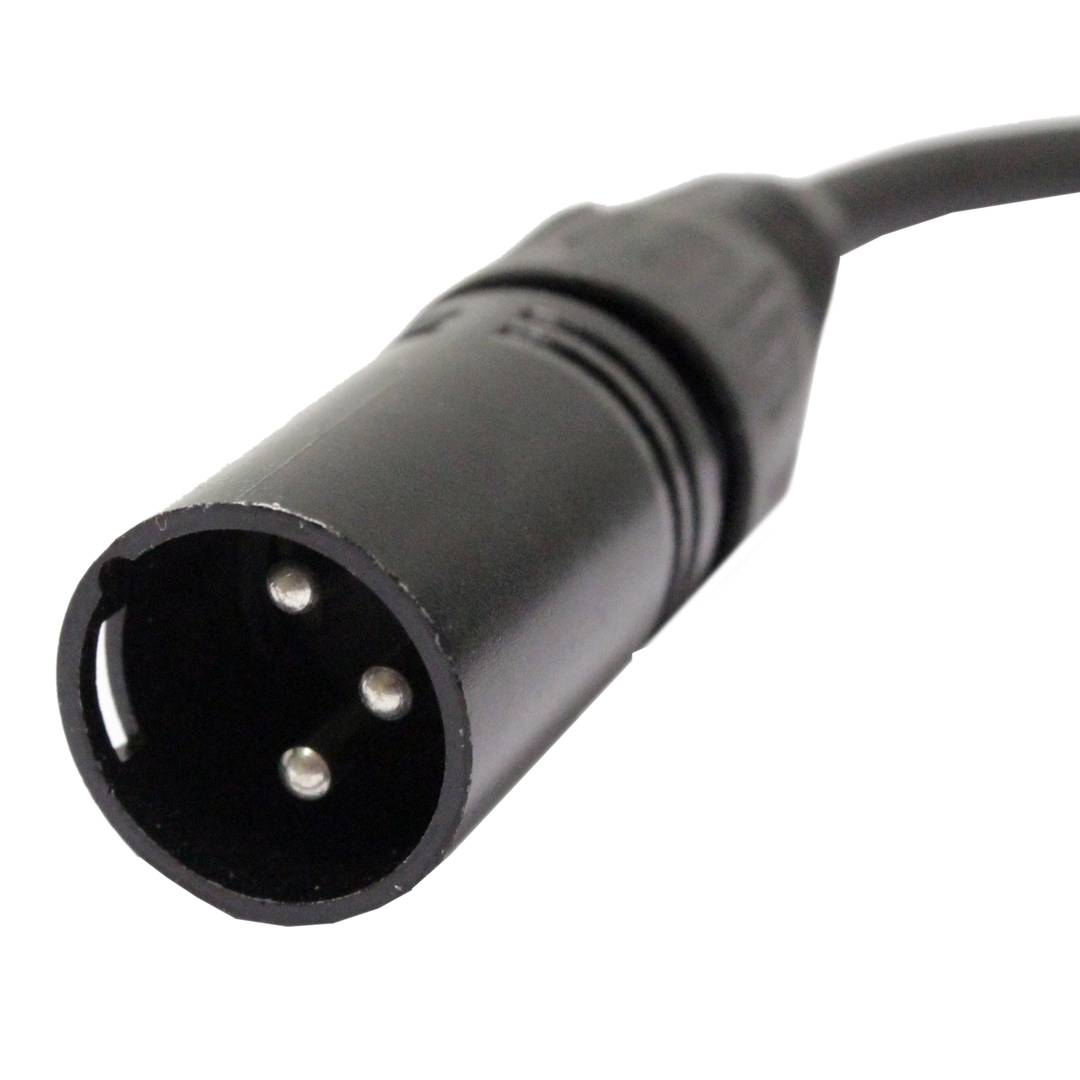 Cable DMX DMX512 XLR 3pin macho a XLR-IP65 3pin hembra 2m
