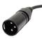 Cable DMX DMX512 XLR 3pin macho a XLR-IP65 3pin hembra 2m