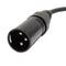 Cable DMX DMX512 XLR 3pin mascle a XLR-IP65 3pin femella 3m