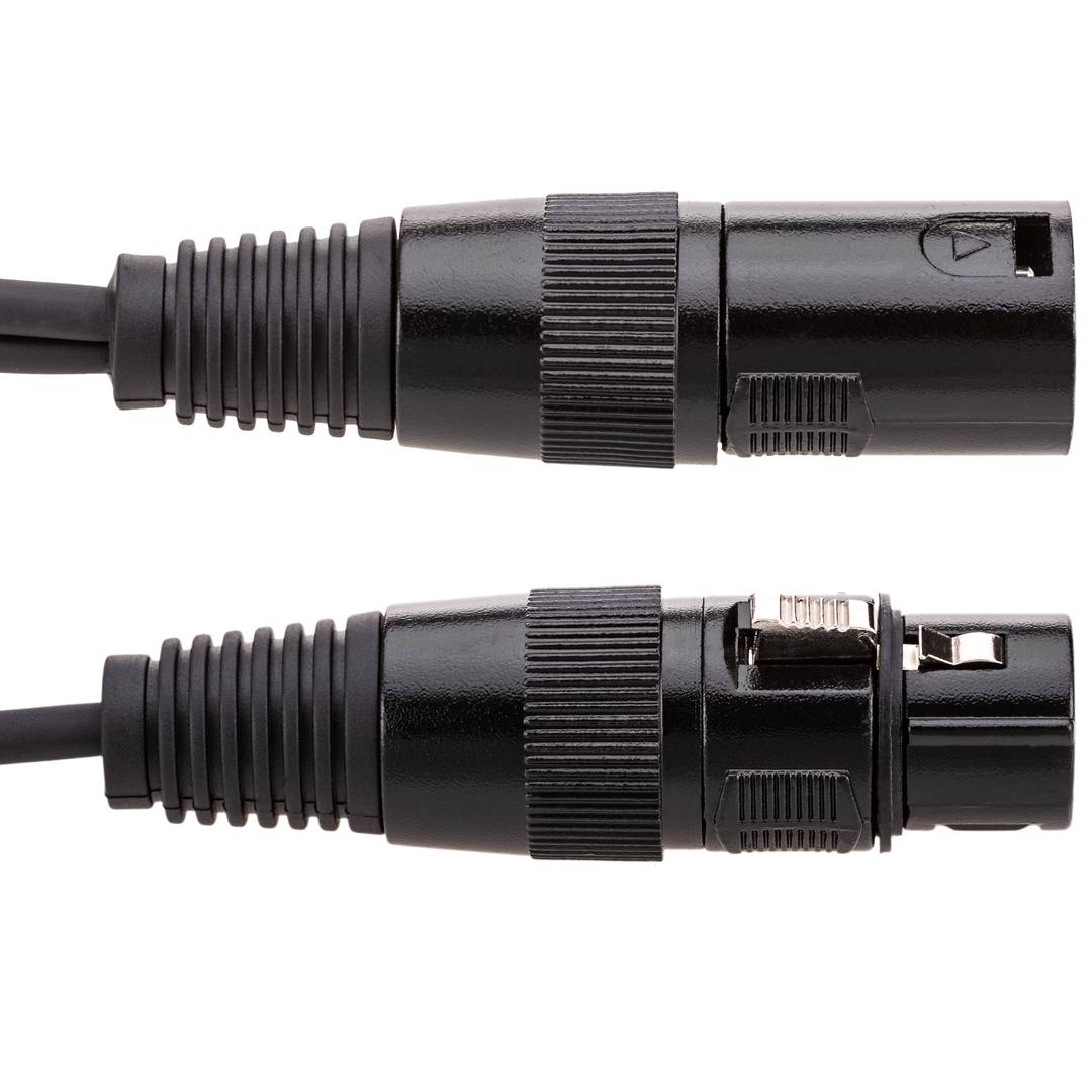 Audio Cannon XLR Male naar 2 XLR Female 5-pins Audio Duplicator