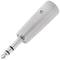 Adaptador d'àudio XLR de 3 pins mascle a TRS jack 6.3mm mascle