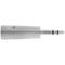 Adaptador d'àudio XLR de 3 pins mascle a TRS jack 6.3mm mascle