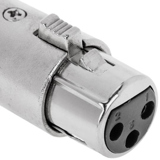 Adaptador d'àudio XLR de 3 pins mascle a jack 6.3mm mascle
