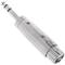 Adaptador d'àudio XLR de 3 pins mascle a jack 6.3mm mascle