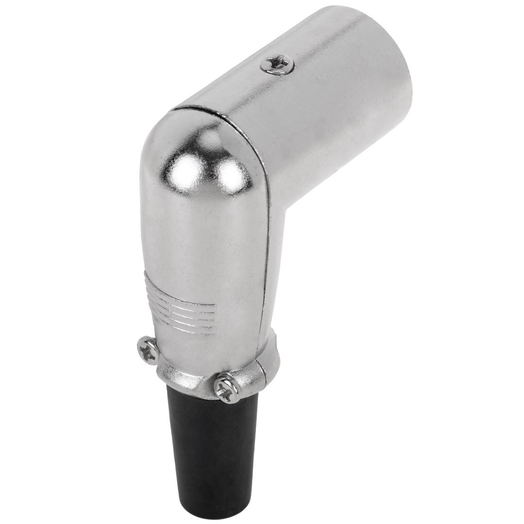 XLR3 3pin noyau métallique inclinée