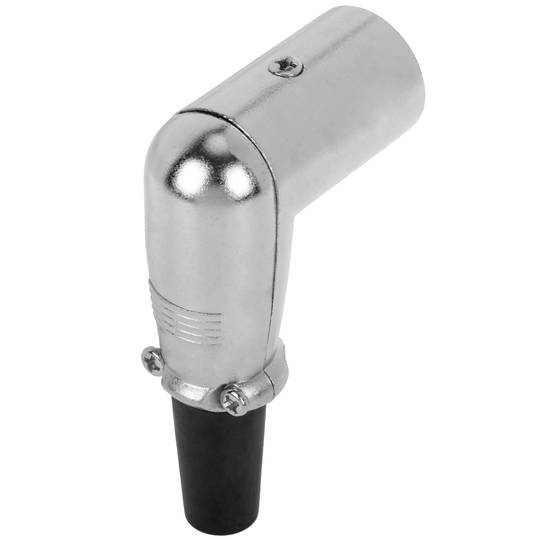 XLR3 3pin noyau métallique inclinée