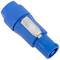 PowerCON compatible 3 pin type A connector, blue colour, 250V 20A PowerCON compatible male plug