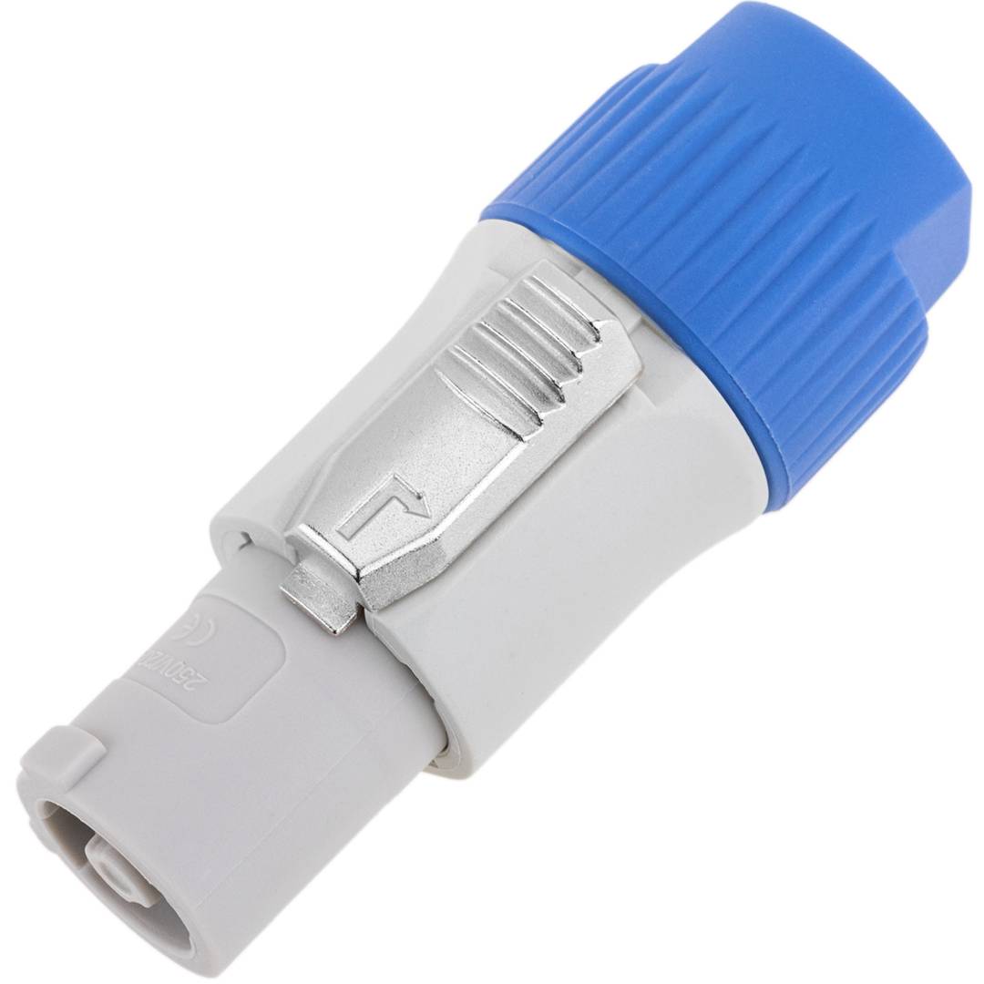 Zgodny z PowerCON 3-biegunowy wtyk typu B, szary, 250V 20A Zgodny z PowerCON wtyk męski