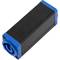 Acoblador femella a femella compatible amb PowerCON de 3 pin 250V i 20A tipus A de color blau