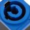 Acoblador femella a femella compatible amb PowerCON de 3 pin 250V i 20A tipus A de color blau