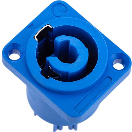 PowerCON-compatibele 3-pins type A-stekker, blauwe kleur, 250V 20A PowerCON vrouwelijke stekker