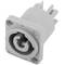 Connecteur 3 broches compatible PowerCON type B, gris, prise compatible PowerCON 250V, 20A