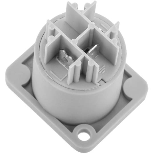 Connecteur 3 broches compatible PowerCON type B, gris, prise compatible PowerCON 250V, 20A