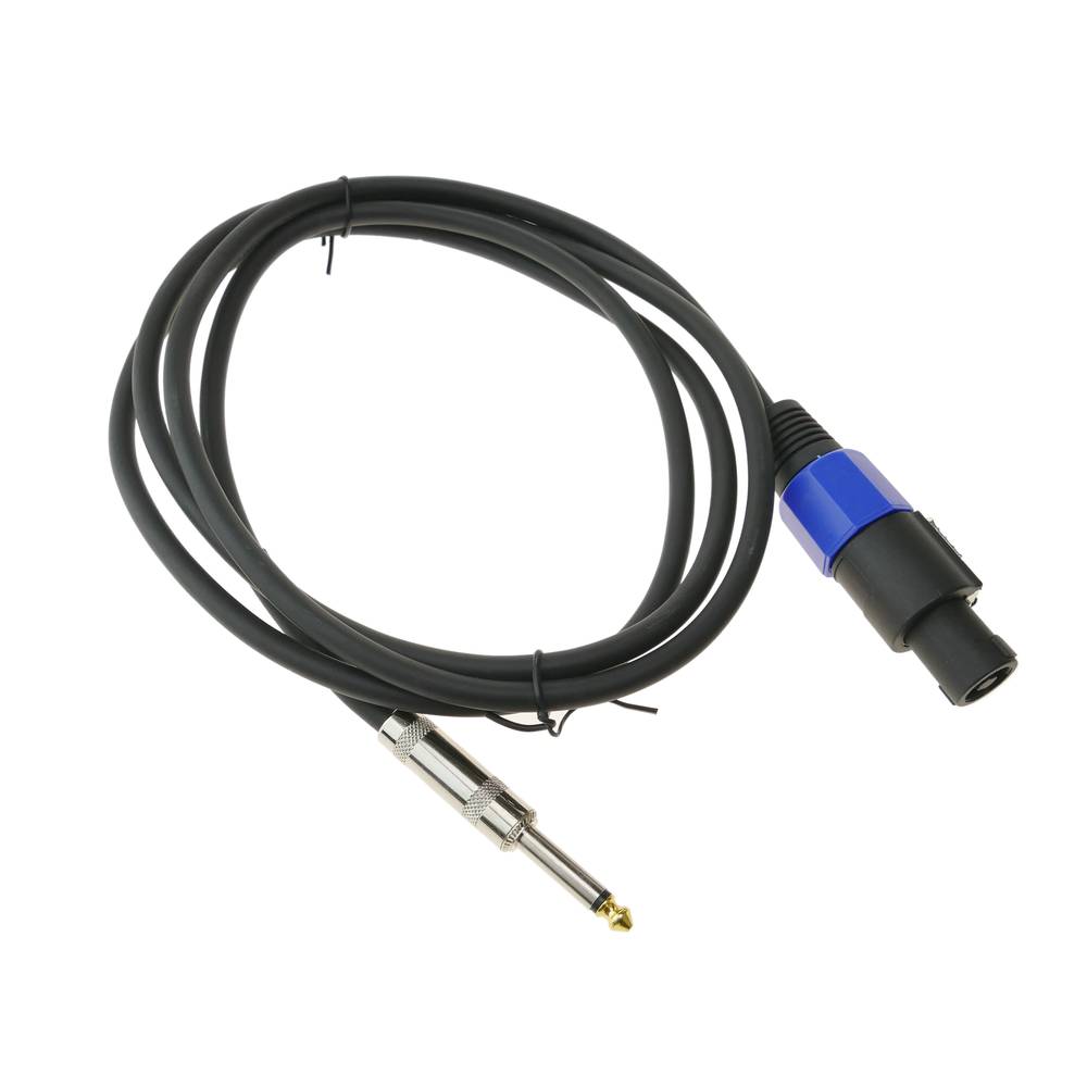 NL2 Speakon Lautsprecherkabel mit 6,3 mm Klinke 2x1.5mm 2m 15GA