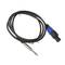 Cavo NL2 speakon diffusore per jack 6,3 mm 2x1.5mm 15GA 5m