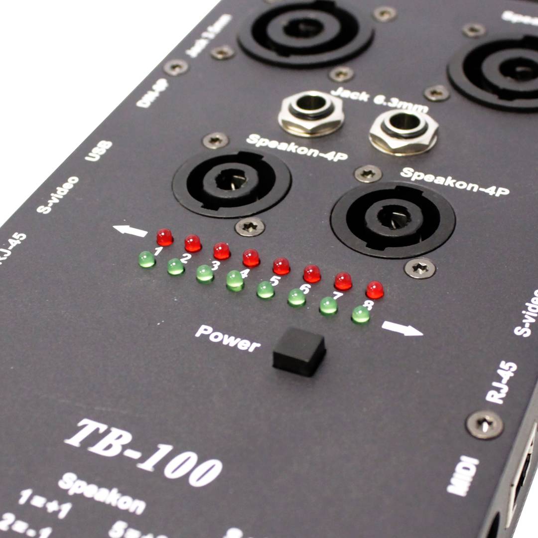 Checker RCA cable speakon RJ45 USB MIDI DIN jack XLR3