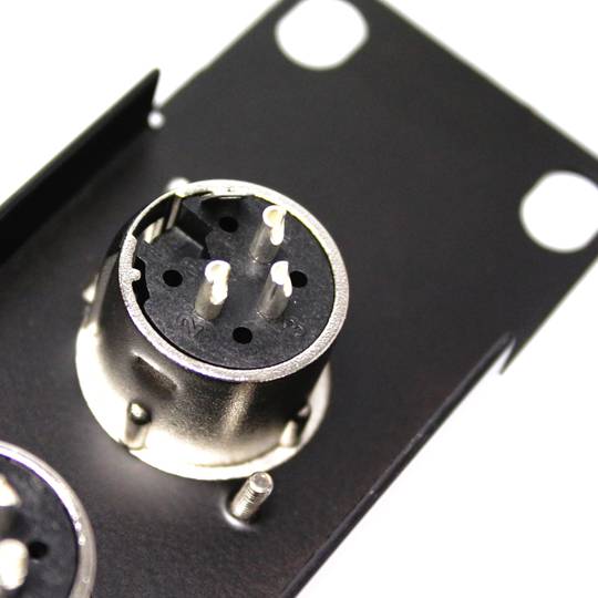 Panneau de brassage rack19 12 ports XLR3-male 1U
