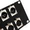 Patch panel rack19 12-port XLR3-macho 12-port XLR3-hembra 2U