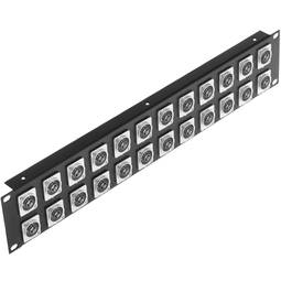 Patch panel rack19 24-port BNC-female 2U