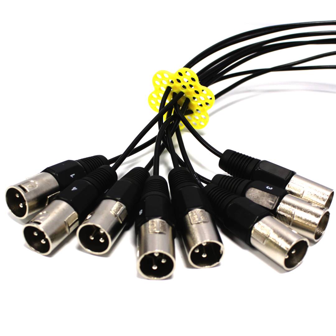 DMX DMX512 8-kanaals XLR3 kabelverlengkast 40m