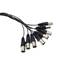 Bobina d'extensió de cable DMX DMX512 de 8 canals XLR3 15m