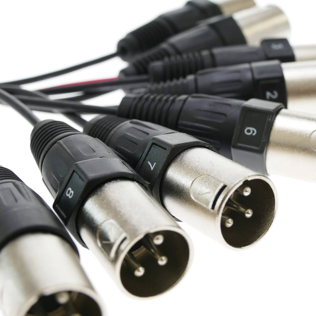 Bobina d'extensió de cable DMX DMX512 de 8 canals XLR3 15m